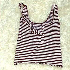 Black and white tank